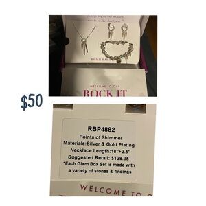 Bomb Party Silver and Gold Necklace